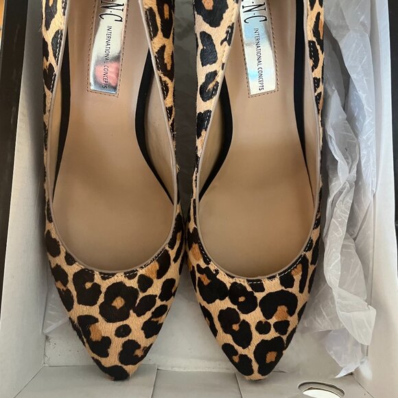 NWT DESIGNER ANIMAL PRINT PUMPS SIZE 8.5 MEDIUM - Picture 6 of 8